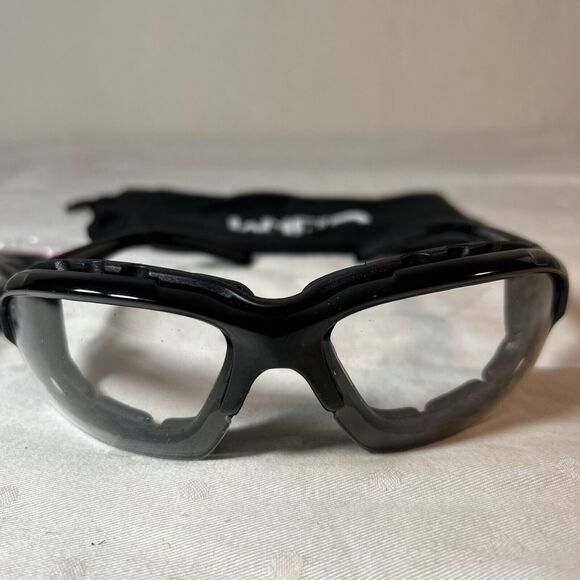 WYND Blocker Motorcycle Riding Glasses Extreme Sports Wrap Sunglasses Black | Cl - Picture 7 of 13